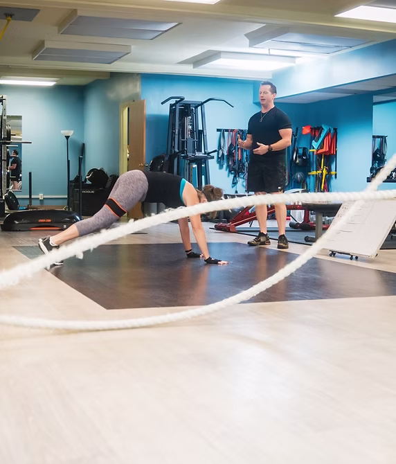 Small group personal training session